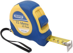 7.5M/25ft Soft Grip Metric/Imperial Measuring Tape