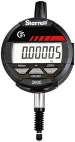 Starrett IP67 6-Button Standard Metric Electronic Digital Indicator
