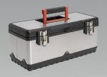 Stainless Steel Toolbox 505mm with Tote Tray