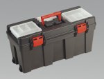 Toolbox 650mm with Tote Tray & Wheels