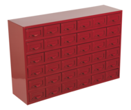 Metal Cabinet Box 36 Drawer