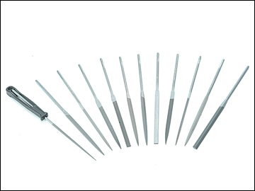 BAHCO BAH472 Needle Set of 12 2-472-16-2-0 16cm Cut 2 Smooth