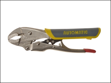 CHH06105 Automatic Locking Pliers Curved Jaw 150mm (6in) Soft Grip Handle