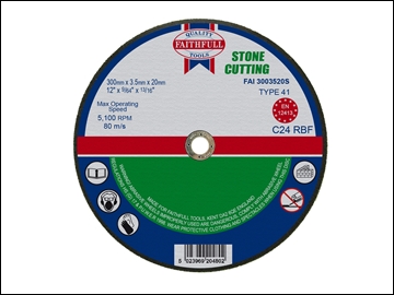 FAI3003520S Cut Off Disc for Stone 300 x 3.5 x 20mm