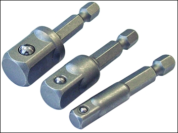 HEX TO SQUARE DRIVE ADAPTOR 3PC SET