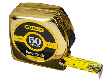 STA033361 Golden 50 Year PowerLock Tape 5m DISCONTINUED