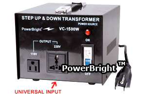 1500W STEP UP AND DOWN VOLTAGE TRANSFORMERS