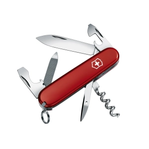 Sportsman Swiss Army Knife Red Blister Pack