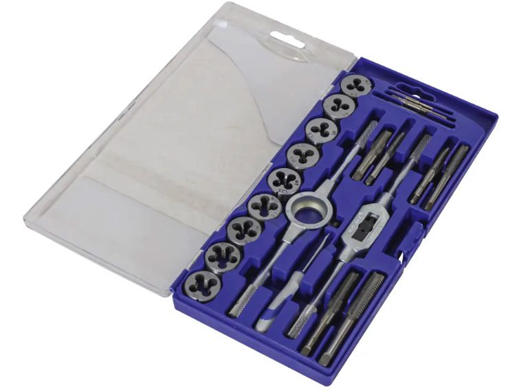 Metric Tap & Die Set of 21 Carbon Steel