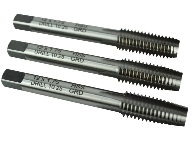 HSS Straight Flute Tap Set 3 Piece.