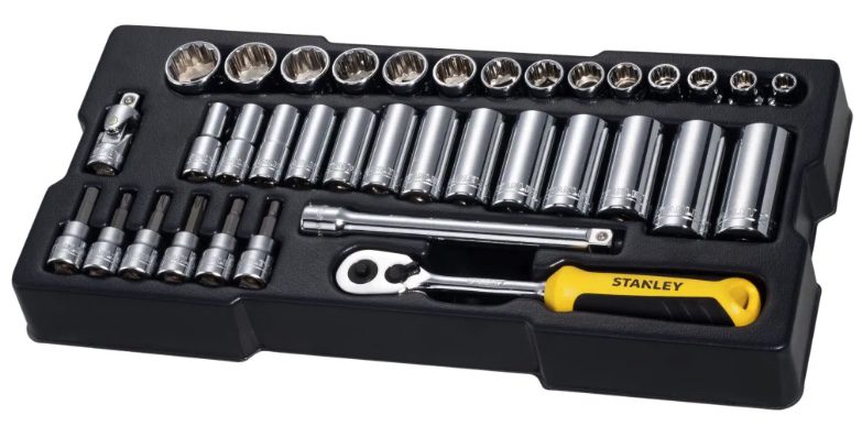 Stanley 3/8in Drive Metric Socket Module 36 Piece