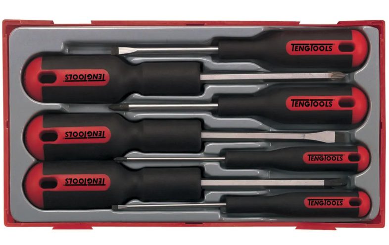 Teng Tools TT917 Mega Screwdriver Set, 7 Piece