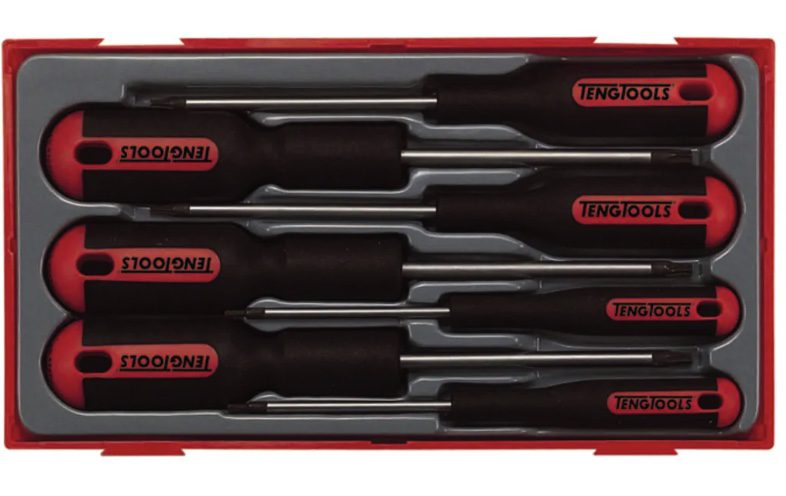 Teng Tools TT917TX TORX Mega Screwdriver Set, 7 Piece