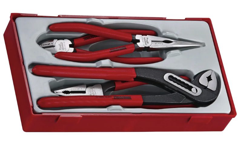 Teng Tools TT440 Mega Bite Pliers Set, 4 Piece
