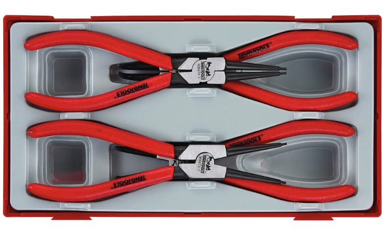 Teng Tools TT47-7 Mega Bite Circlip Pliers Set, 4 Piece