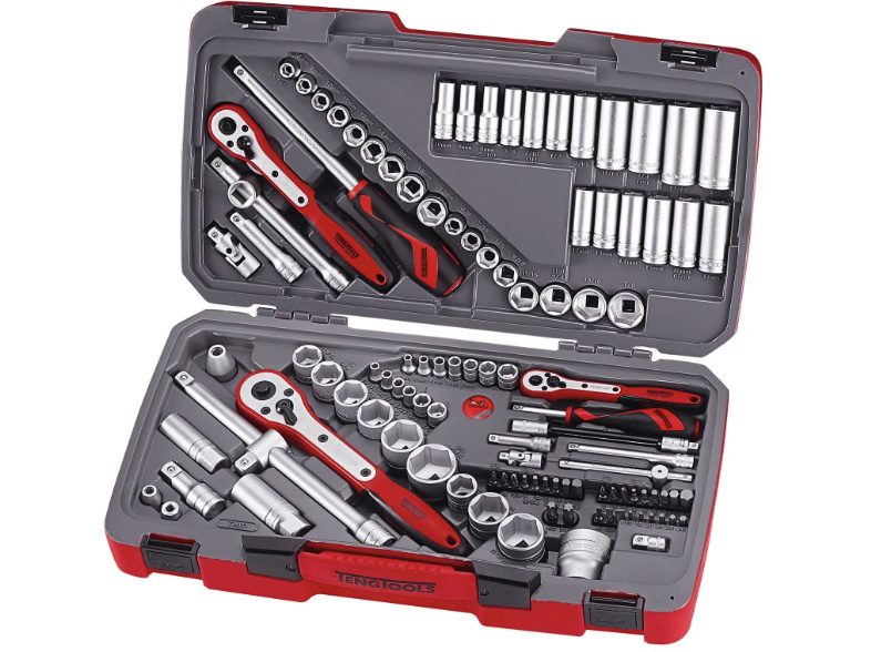 Teng Tools TM111 Tool Set of 111 Metric & AF 1/4in 3/8in & 1/2in Drive
