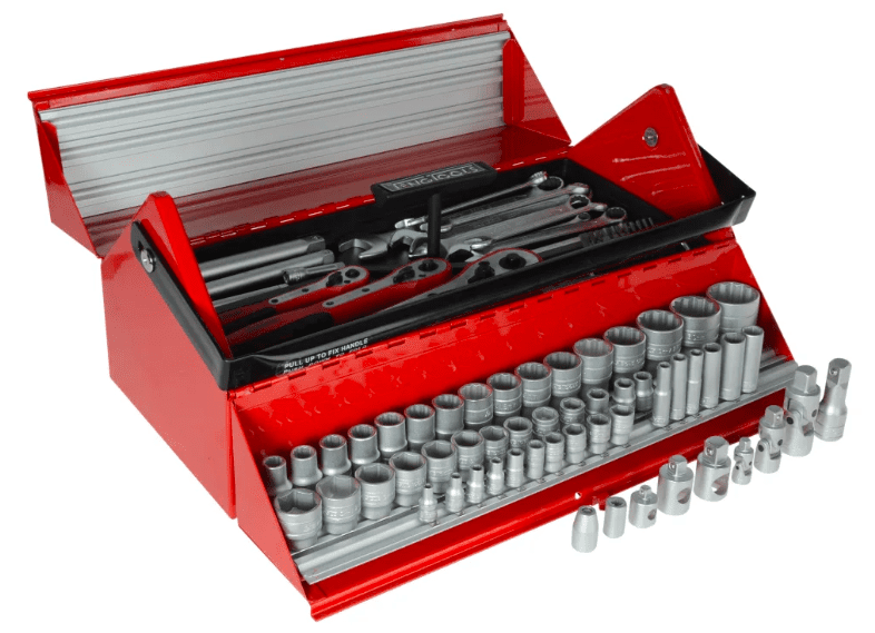 Teng Tools TC187 Mega Rosso Tool Kit Set of 187 1/4 3/8 & 1/2in