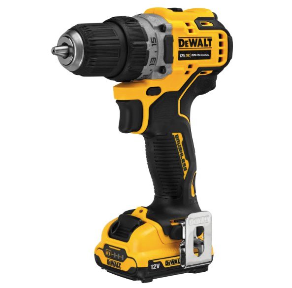 DCD701D2 XR Brushless Sub-Compact Drill Driver 12V 2 x 2.0Ah Li-ion
