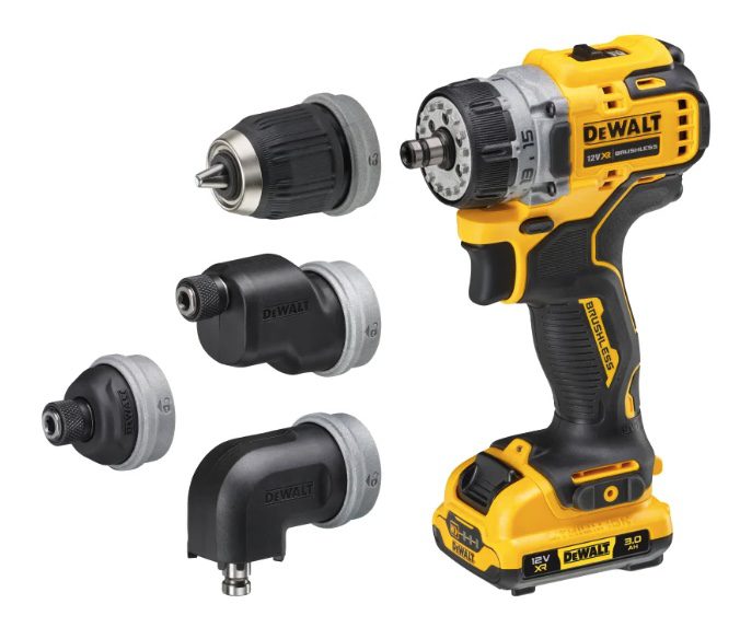 DCD703L2T XR BL Multi-head Drill Driver 12V 2 x 3.0Ah Li-ion