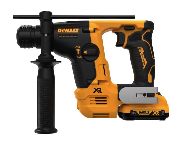 DCH072L2 XR BL SDS Plus Hammer Drill 12V 2 x 3.0Ah Li-ion