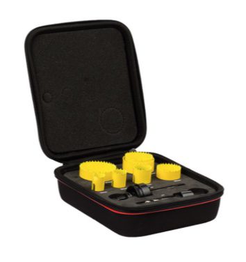 Plumbers Kit Fast Cut Bi-Metal Hole Saw Kit