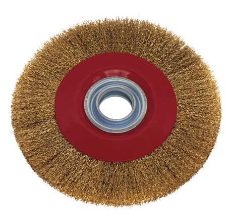 200 x 13mm Crimped Narrow Wire Wheel 32mm Bore