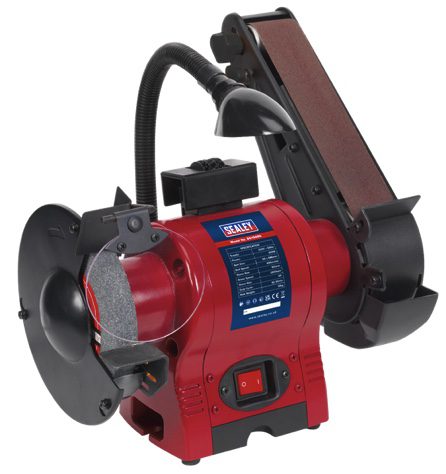 150mm Bench Grinder with 50mm Belt Sander & Worklight 250W/230V