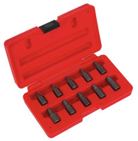 Multi-Spline Screw Extractor Set 10pc
