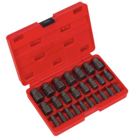 Multi-Spline Screw Extractor Set 25pc