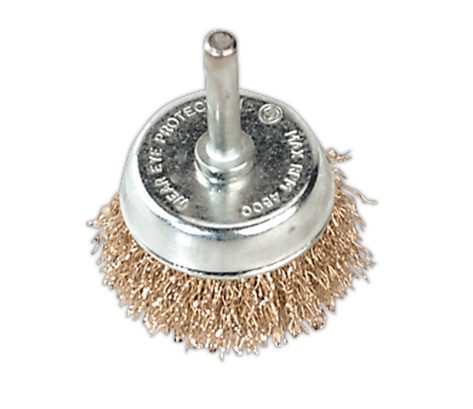 Crimped Wire Cup Brush with 6mm Shaft