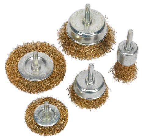 Crimped Wire Brush Set 5pc