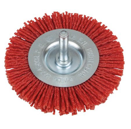 75mm Nylon Filament Circular Brush with 6mm Shaft