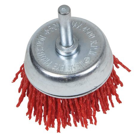 Nylon Filament Cup Brush 50mm with 6mm Shaft