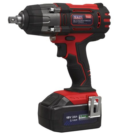 1/2"Sq Drive Cordless Impact Wrench 18V 3Ah