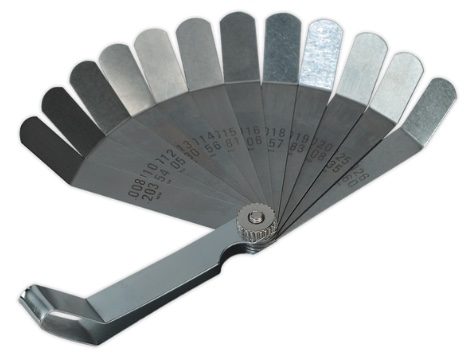 Siegen Dual Marked Offset Feeler Gauge 12 Blade
