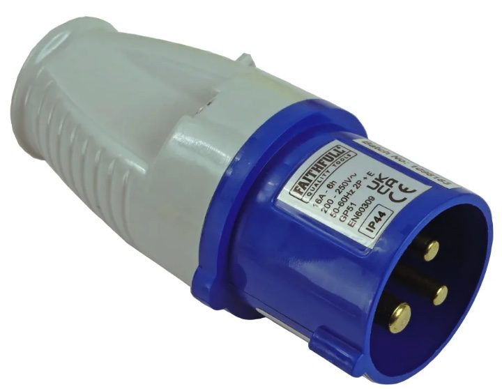 Blue Replacement Plug 16A