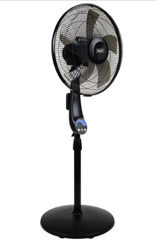 16" Quiet High Performance Oscillating Pedestal Fan 230V