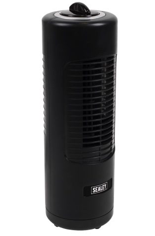 12" Small Oscillating Desk Tower Fan 2-Speed 230V