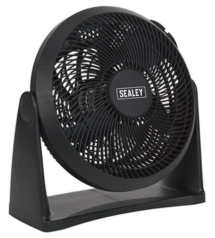12" Small Desk Fan 3-Speed 230V