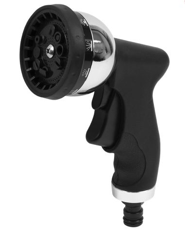 Spray Gun With Soft Grip Handle 10-Pattern