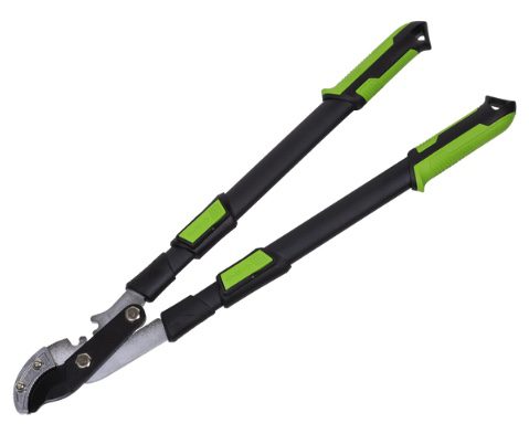 Telescopic Anvil Lopping Shears with Soft Grip Handle, Geared & Carbon Steel Blade