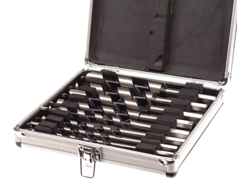Combination Wood Auger Bit Set, 8 Piece