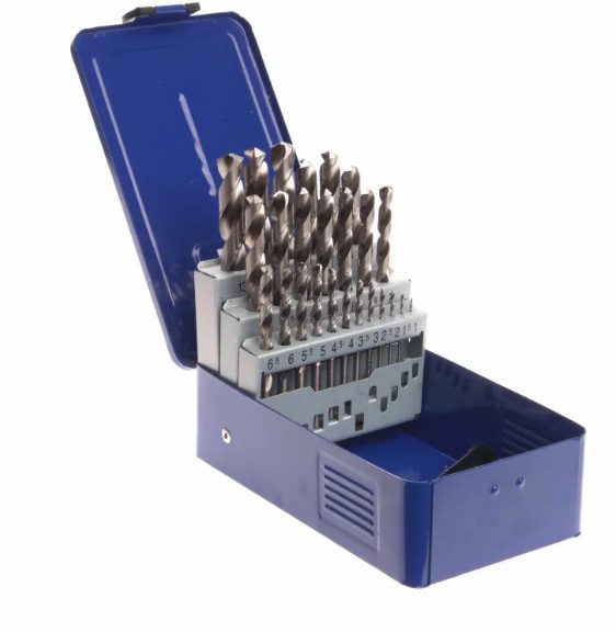 HSS Drill Bit Set of 25 M2 1 - 13mm & Case