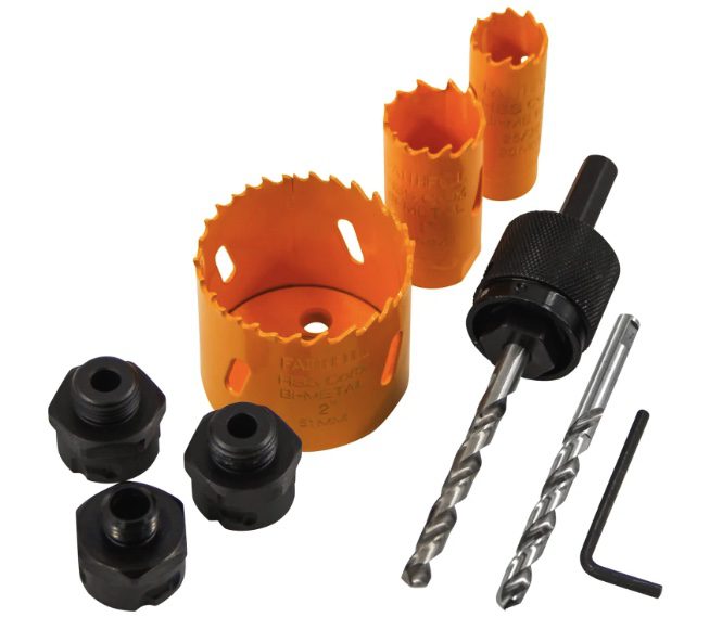 Quick Change Arbor Holesaw Kit