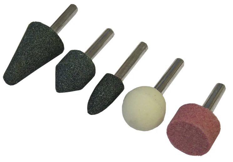 Mounted Grinding Stones Set, 5 Piece