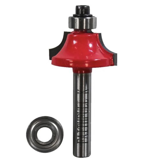 Ovolo Rounding Cutters, Router Bit TCT Rounding Over 1/4in Shank