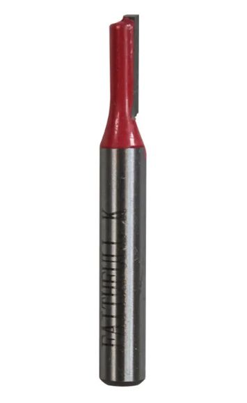 Straight Cutter, Router Bit TCT Single Flute 1/4in Shank