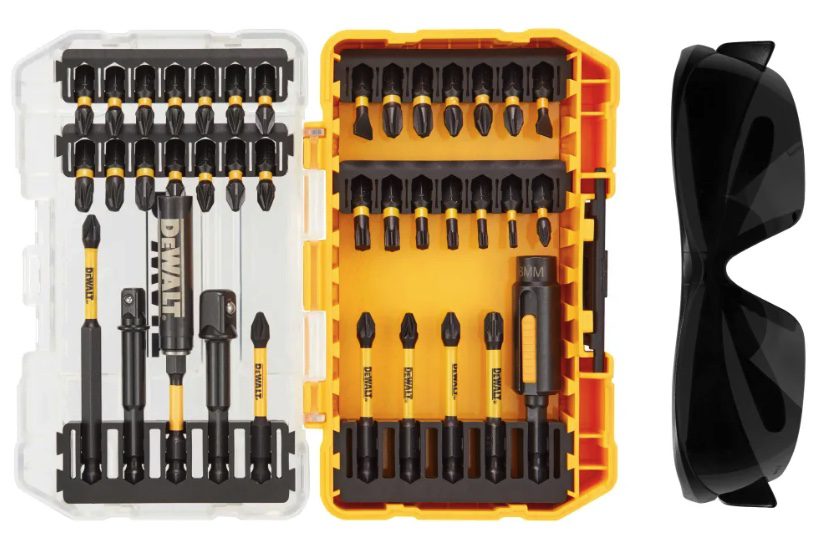 FLEXTORQ™ Bit Set, 38 Piece + Safety Glasses