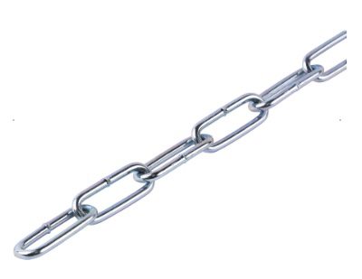Welded Link Chain - Zinc 3 x 26 x 8mm (10m)