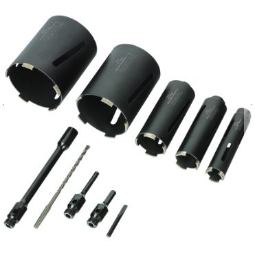 Dry Diamond Core Drill Kit 5pcs